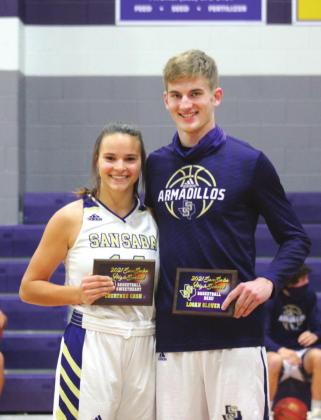 San Saba High School’s Basketball Sweetheart and Beau