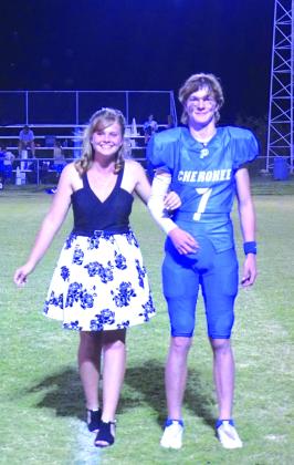 Cherokee - Freshman class Duchess, Lillian Anderson, and Duke, Cayden Houston