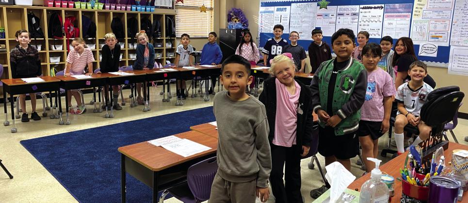 Mrs. Casco’s second graders celebrated the 100th day of school in style with an exciting game of Sparkle! Students counted by tens all the way to 100, building their math skills with every number. When a student reached 100, they shouted “Sparkle!” and took a seat as the game continued. Round after round, the counting carried on until just one mathematician remained standing. That final counter was crowned the Sparkle Champion and took home a special prize! Courtesy of Mrs. Casco