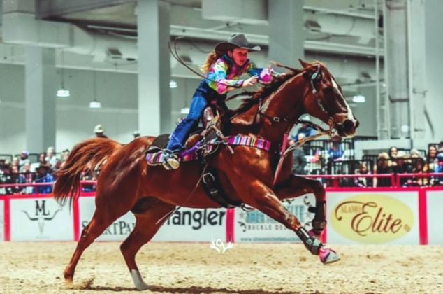 Local couple's granddaughter recently competes in two Junior Rodeos in Vegas; wins cash and other prizes