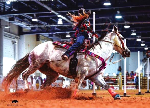 Local couple's granddaughter recently competes in two Junior Rodeos in Vegas; wins cash and other prizes
