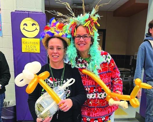 “2023 Turkey of the Year” Mrs. Casco and the “Dry Bone” winner Mrs. Oliver