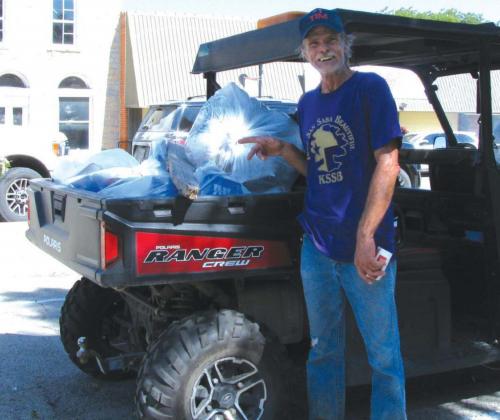 Keep San Saba Beautiful Fall Sweep cleanup