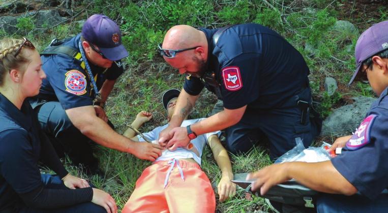 Steps 1 and 2: Locate and treat the “victim.” Success!