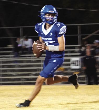 Cherokee Jaxon White looking downfield