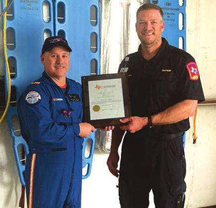 Hamilton Healthcare System's EMS personnel receive Lifesaving Awards