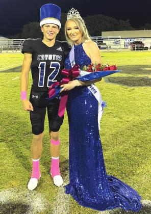 Richland Springs wins Homecoming game, 48-0; King and Queen crowned