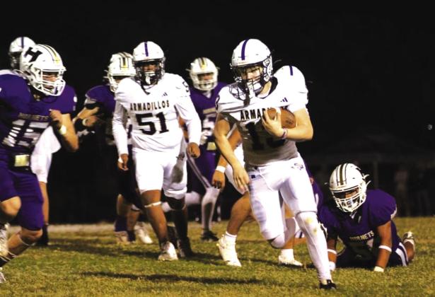 Lebow runs for a big gain. Courtesy of Kayti Lackey