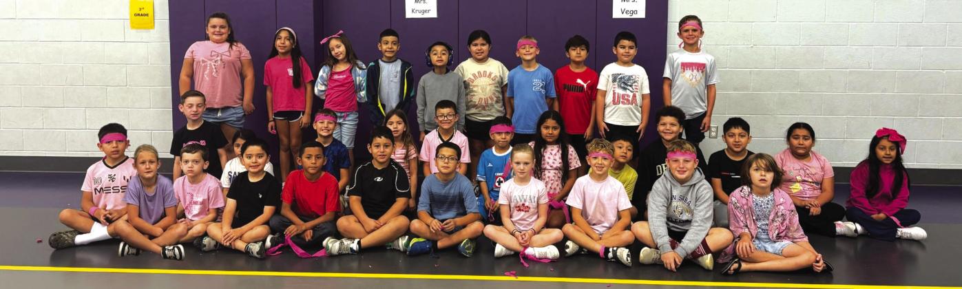 SSES 3rd Grade Perfect Attendance Students