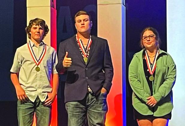 All Star Cast - L to R: Shooter Wright, Jeremiah Beam, and Madison Bailey
