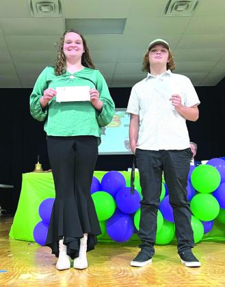 Richland Springs Scholarship Recipients: Hannah Miller and Tyler Grant