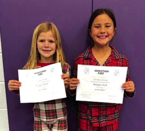 2nd Graders, Abigail Fuller and Morgan Huff