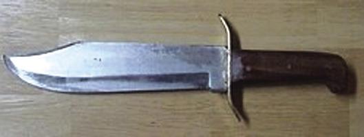 The Bowie knife