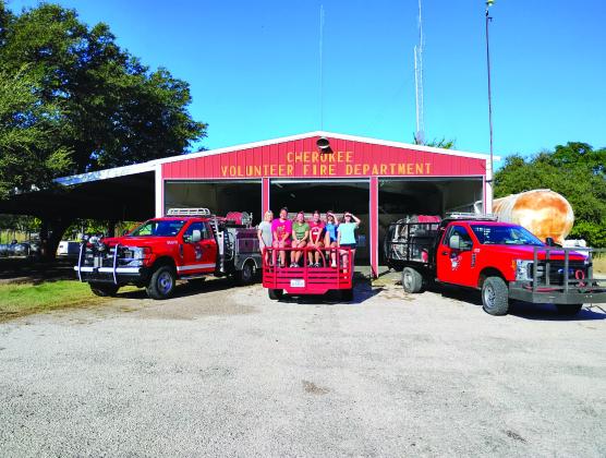 NHS members Taylor Randolph, Lily Graves, Preslee Duggan, Morgan Palermo, Ella Owen, and Marley Huron volunteered to wash fire trucks for our VFD. Courtesy Laura Gratz