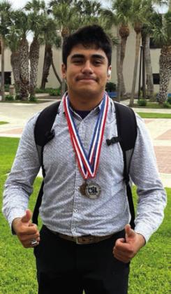 Zuri Herrera: Science - 6th place; 2nd top scorer in Biology. Coached by Frankie Williams