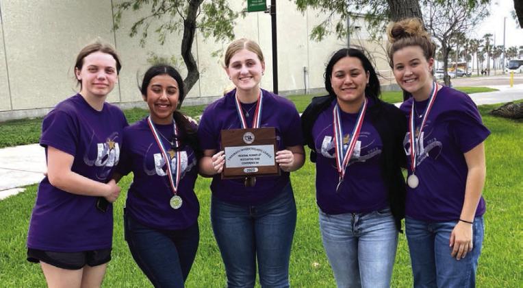 Accounting Team - SILVER MEDALISTS (Sheridan Haynes, Kristi Macias, Delaney Ellis - BRONZE Medalist &amp;amp; State Qualifier, Jennifer Barcenas - 4th place, &amp;amp; Madison Shahan) Coached by Darryl Cash