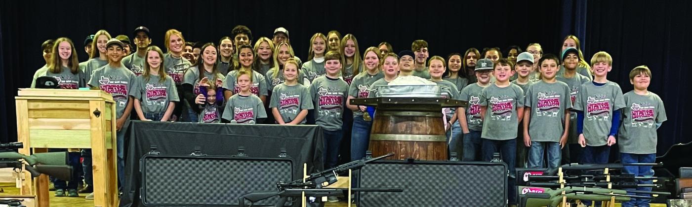 Over 50 kids from across San Saba county came to volunteer for the event.