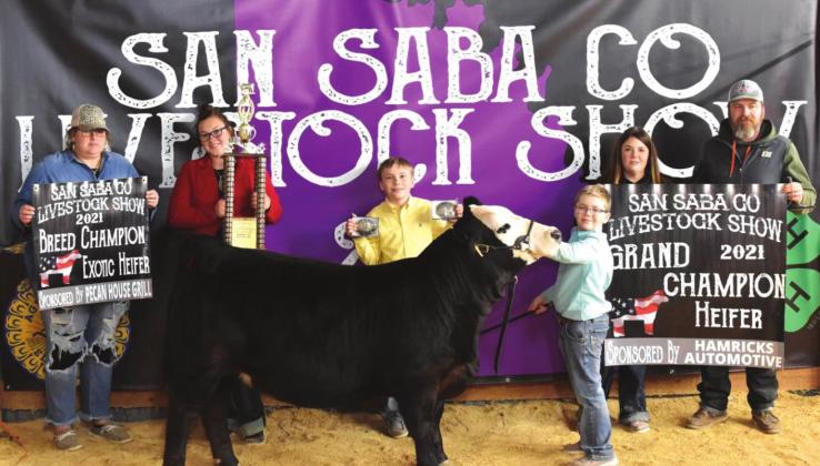 2021 San Saba County Stock Show Results
