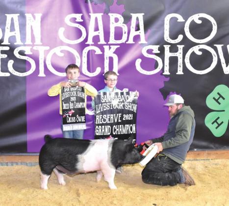 2021 San Saba County Stock Show Results