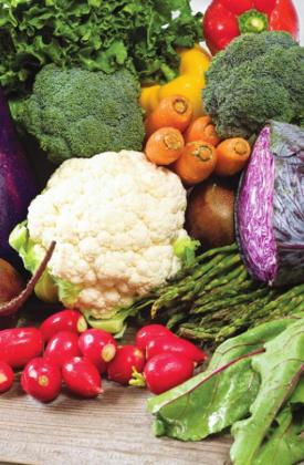 Fresh veggies are not exclusive to spring and summer