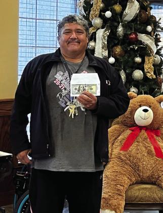$100 winner Javier Jimenez