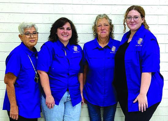 Daycare Department (L-R):  Olga Cantu (Daycare Director; new, Ashley Franklin, Debbie Pruitt (new), and Allie Amstead (new).