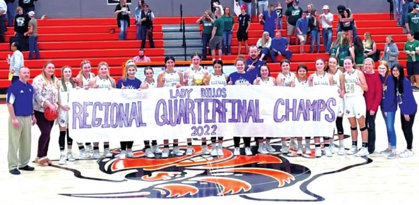 Lady Dillos Hoops advances to 2A Regional Semifinals