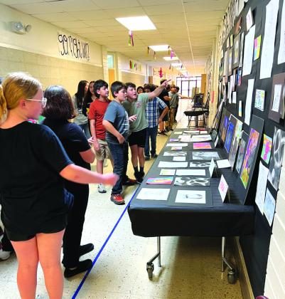 San Saba High School Student Art Show