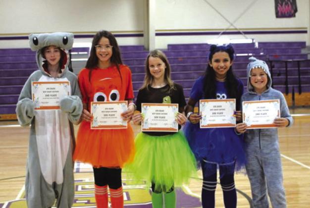 6th Grade 2nd Place Group - Finding Nemo - Sofia Bagley, Rylee Schlegel, Abigail Millican, Yarely Gonzalez, Hailey Gilliam