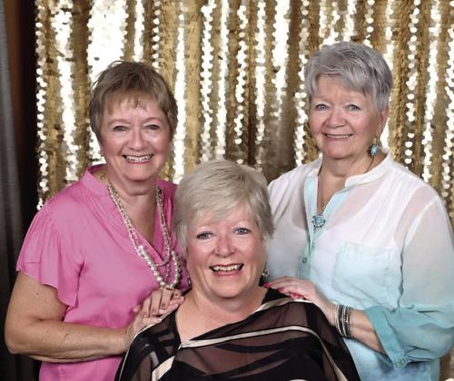 L-R: Sue Ransom, Dee Hopson, and Bev Leinwebber. Photo by 'Stephanie'