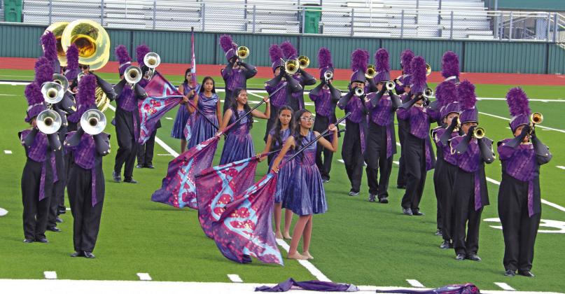 San Saba Golden Armadillo Band performing the ‘Bionic’ routine at the Harry Bradberry Marching Classic held at Dublin High School Saturday, October 4. Photos courtesy of Paul Gaudette, Managing Editor | The Dublin Citizen