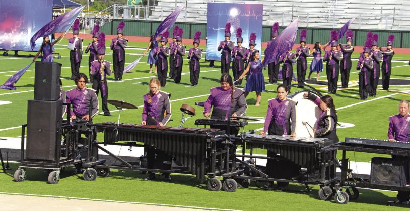 San Saba Golden Armadillo Band performing the ‘Bionic’ routine at the Harry Bradberry Marching Classic held at Dublin High School Saturday, October 4. Photos courtesy of Paul Gaudette, Managing Editor | The Dublin Citizen