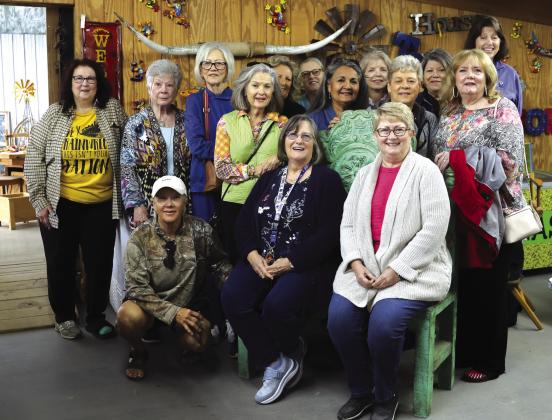 L-R Kneeling: Janna Hardwick (nursery owner); seated: Janis Murray and Trudy Hughes; 2nd row: Janice Bates, Sarah Lott, Betty Jo Fisher, Dianna Furlan, Gale Ivy, and Marjean Alexander; 3rd row: Rhonda Killion, Jan Vanderburg, Cindy Sloan, Denise Mayfield, Susan Kissko, and Jan Beaver. Courtesy of Karen Sloan