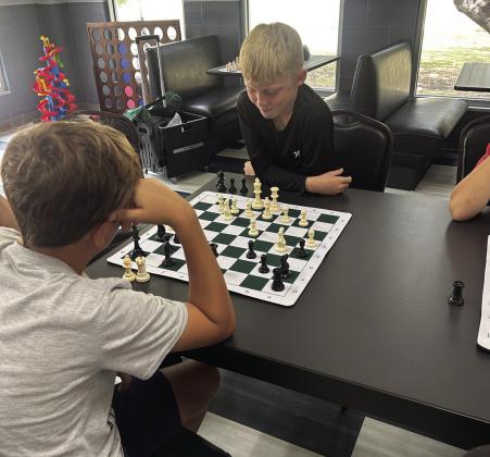 Micah playing Seth (his back)