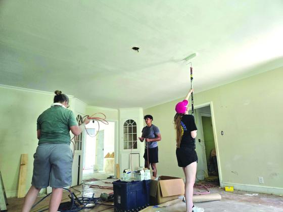 Fresh paint always brightens up a room.