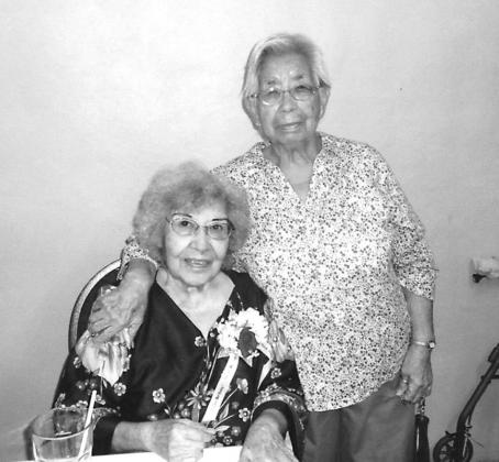 Pauline Rodriguez (right) and her sister-in-law, Elodia Zapata