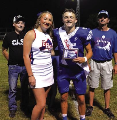 Football Beau Weston Woolsey with Preslee Duggan