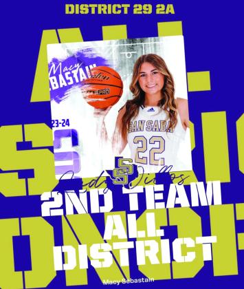 San Saba Lady Dillos District 29 Individual Honors