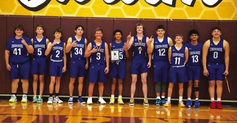 Lometa tournament champs Kolton Bench, Jaxon White, Robert Sawyer, Preston Hanley, Tatum Shanklin, Christopher Oakman, Cayden Houston, Robert Bench, Weston Woolsey, John Clark, and Uriah Valdez