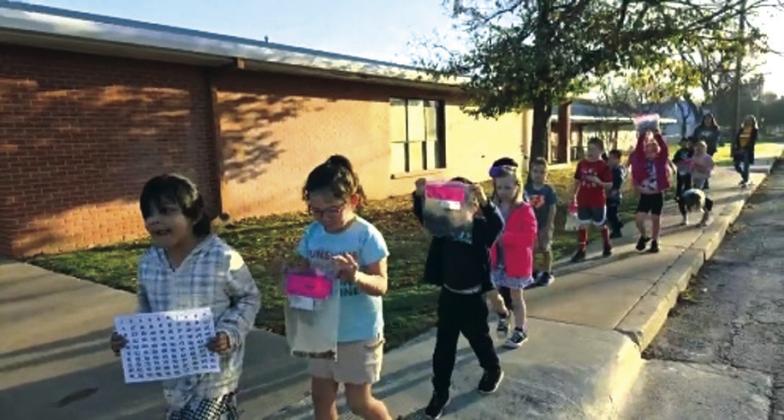 San Saba Elementary School 100th Day of School celebration