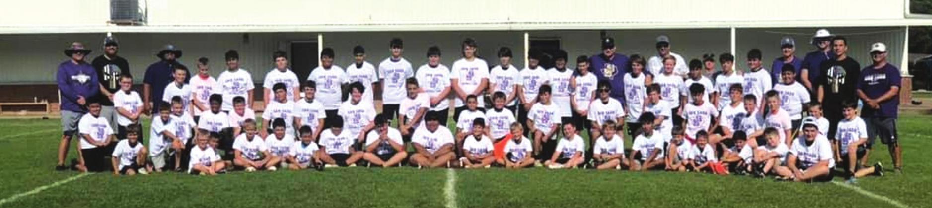 San Saba youth participate in football camp