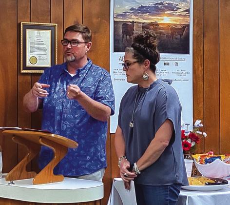 Citizens Robby and Angela Johnson addressed the Council as part of the Public Hearing in reference to one of their properties. The two proposals discussed were recently passed by the Planning and Zoning Commission by a vote of 4-1.