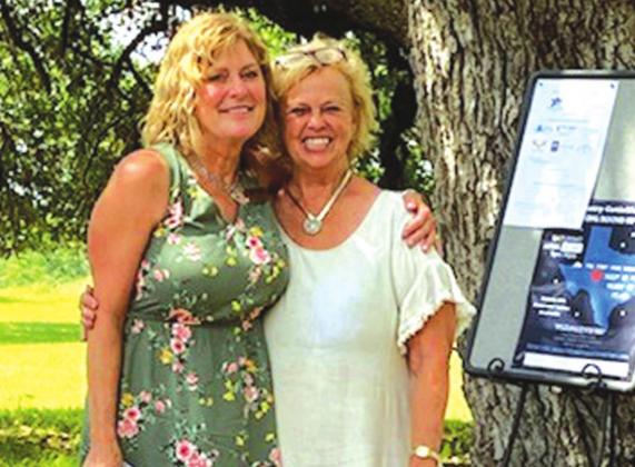 Shown L-R are CattleWoman of the Year, Suzanne Crowe from Fredericksburg, and Alice Anderson from Boerne.