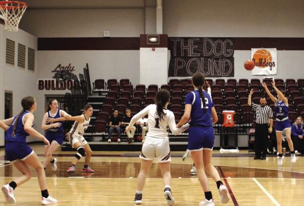 HS Emma Bryant (#2) going for 3 points in win against Zephyr