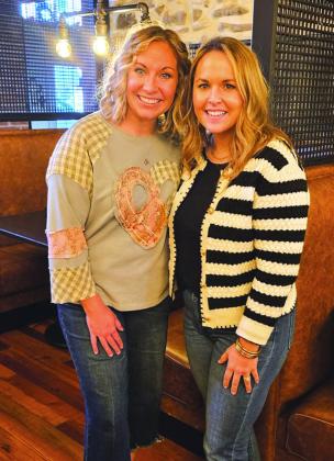 Talor Helberg of Sings My Soule and Kayla Ellis of K. Ellis Boutique presented a wonderful style show for the Pierian Club.
