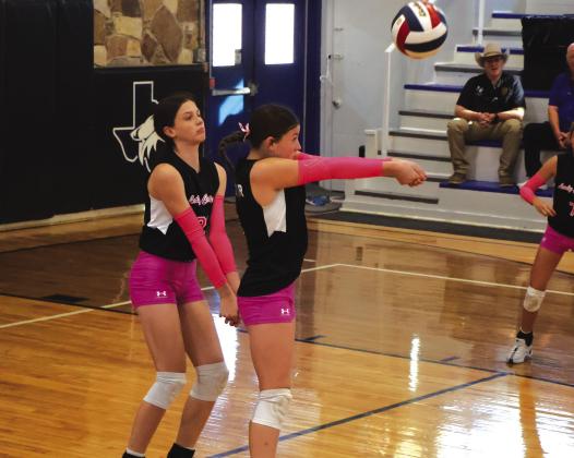 Richland Springs JH Volleyball end season with a win over Mullin