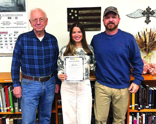 December Rotary Student of the Month