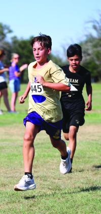 7th Grade boys runner Tripp Kuehl