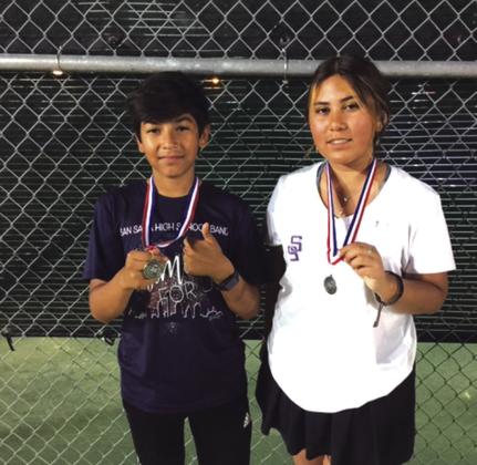 Angel Reyes &amp;amp; Ximena Cuevas - Second Place in 8th Grade Mixed Doubles