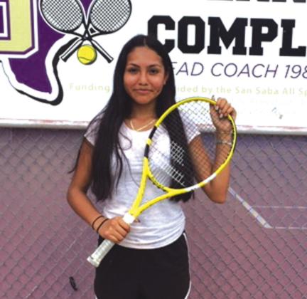 Perla Gil - Fourth Place in 8th Grade Girls Singles